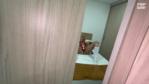 Getting Fucked By My Roommate While I Was Enjoying A New Toy