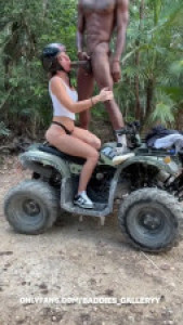 Ashley Aoky Gets Fucked While Riding A Quad Bike