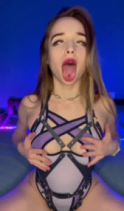 Ivanochka_3 Wets Her Nipples WIth Her Own Spit