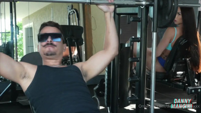 Danny Mancini Works Her Pussy In The Gym