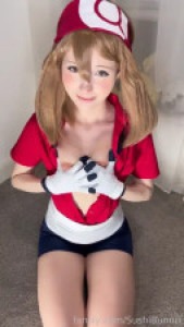 Sushibunniii's Double Dildo Masturbation As Pokemon's May