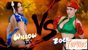 Willow Ryder & Zoey Uso - Willow Ryder vs Zoey Uso! Fight! (Street Fighter Parody)