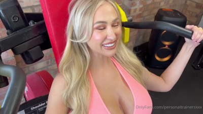 Busty Sophie Reade Rims And Rails Her Trainer
