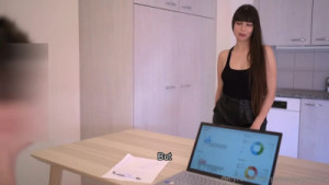 Petitedeepthroat Blows Her Man While He Works