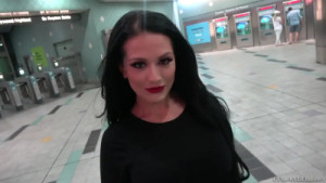 Katrina Jade Spreads Her Ass Wide For A Cock