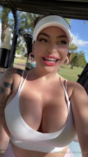 Curvy Kissa Sins Gets Nailed In A Golf Cart