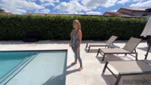 Katalina Kyle Gets Hammered By The Poolside