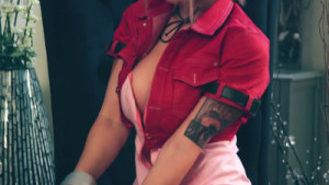 Liz Katz Strips And Teases As Aerith