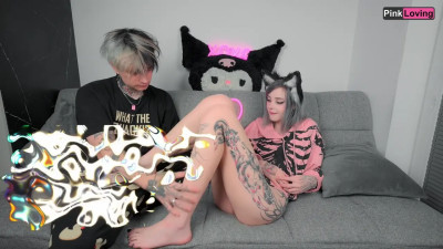 Pink_Loving Shares A Cock With A Sex Doll