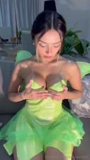 Eva Next Door Enjoys With Her Dildo As Tinkerbell