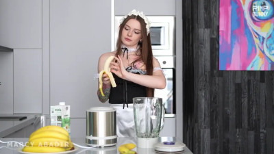 Fucked A Slutty Maid And Fed Her Some Cum