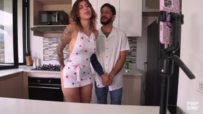 Fucking This Influencer In The Kitchen
