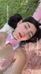Bunny Catsara Pleasures Her Holes In The Garden